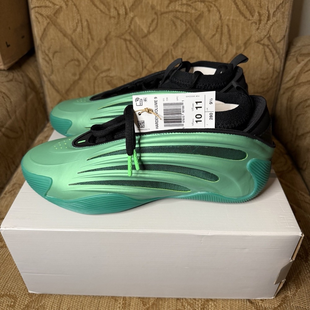 Adidas Harden Volume 9 Metamorphosis Green Basketball JH6484 Men's‎ Sizes 10 New